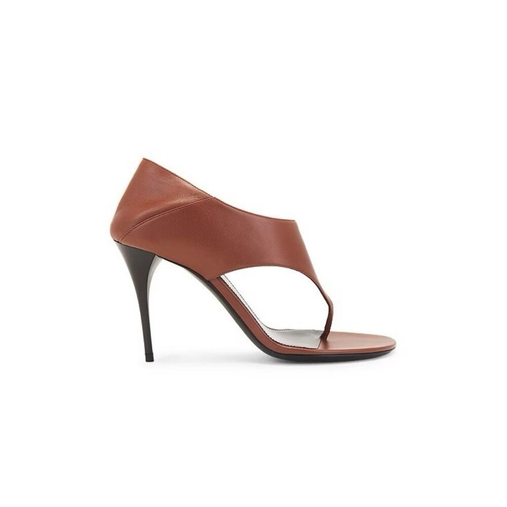Saint Laurent Bridget Sandal Heels Aesthetic Brown - Picture 2 of 10